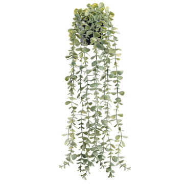 samen-schmitz Kunstpflanze Eukalyptus im schwarzen Topf