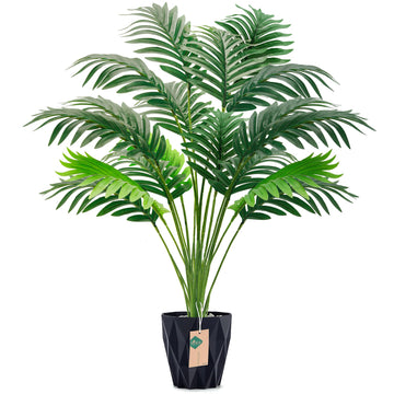samen-schmitz Kunstpalme 70 cm im schwarzen Topf